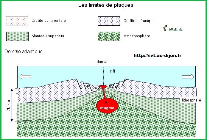 Tectonique des Plaques - Les Isothermes dans la Lithosphère